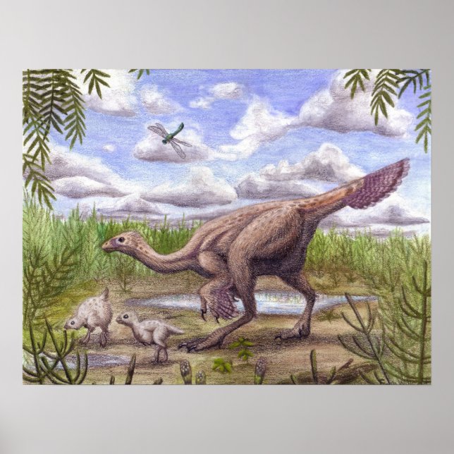 Caudipteryx Print (Front)