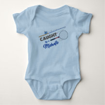 "Caught by a Midwife" Fishing Bodysuit