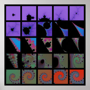 Caught in a spiral poster