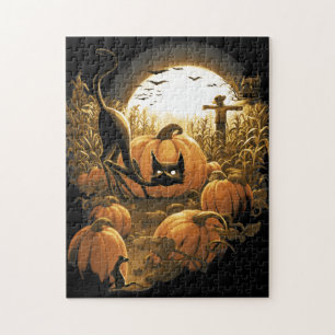 Caught in a Spooky Patch Jigsaw Puzzle