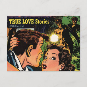 Caught in an Embrace Postcard