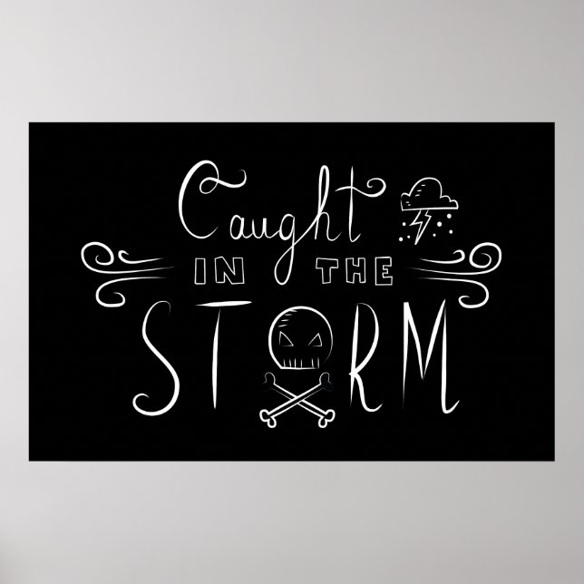 Caught in the storm poster (Front)