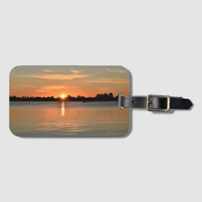Caught in the Sunset Luggage Tag (Front Horizontal)