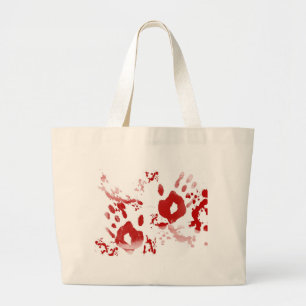 Caught Red Handed Large Tote Bag