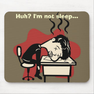 Caught Sleeping Mouse Mat