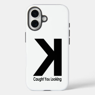 Caught You Looking – Funny Baseball Pitcher Saying iPhone 16 Case