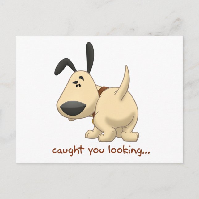 Caught You Looking Postcard (Front)