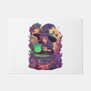 Cauldron Brews Pumpkin Boo’s Sticker Doormat