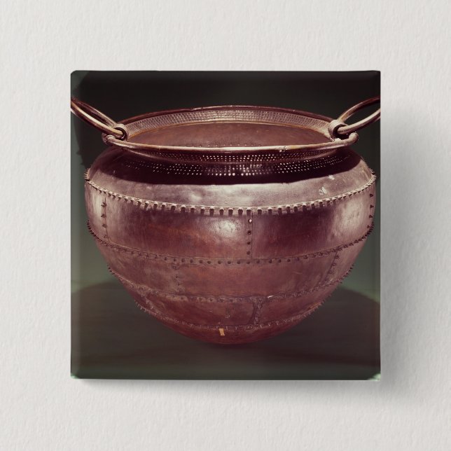 Cauldron, from Castlederg, County Tyrone 15 Cm Square Badge (Front)