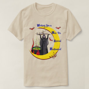 Cauldron Moon Halloween Unisex T-Shirt