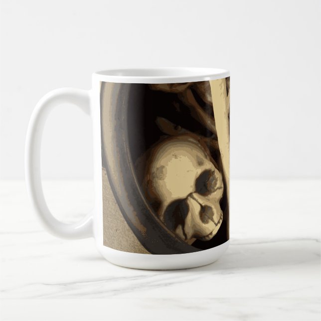 Cauldron of bones. coffee mug (Left)