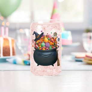 Cauldron Of Giggle & Gummies Can Glass