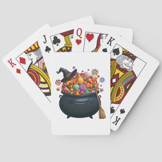 Cauldron Of Giggle & Gummies Playing Cards (Back)