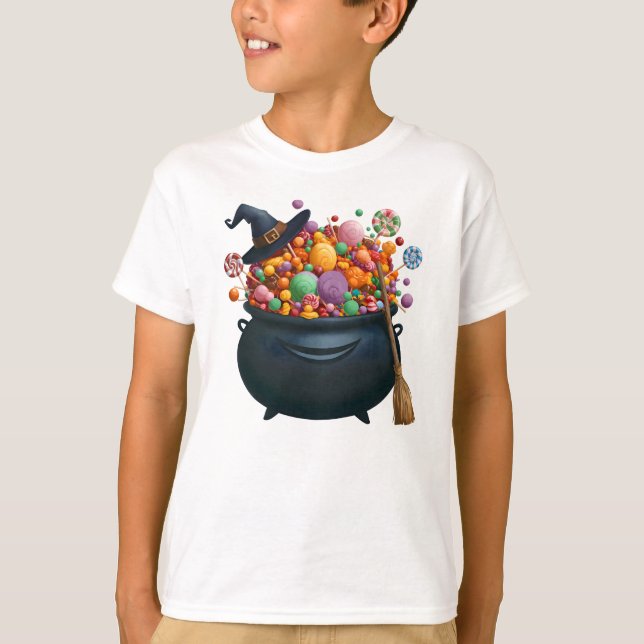 Cauldron Of Giggle & Gummies T-Shirt (Front)