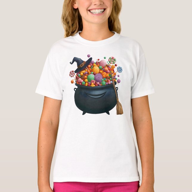 Cauldron Of Giggle & Gummies T-Shirt (Front)