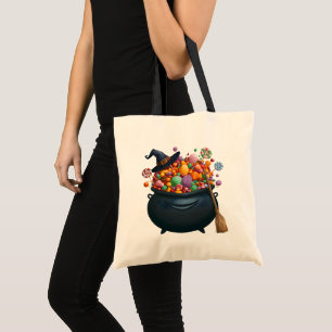 Cauldron Of Giggle & Gummies Tote Bag