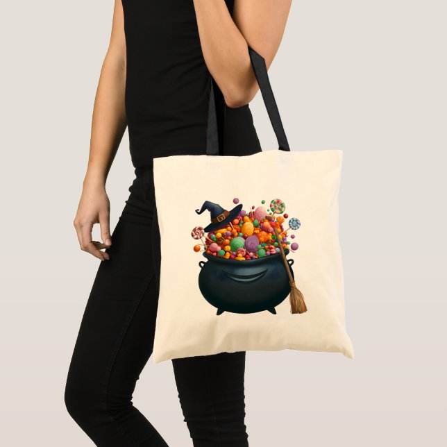 Cauldron Of Giggle & Gummies Tote Bag (Front (Product))