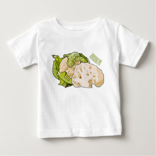 Cauliflower cartoon illustration baby T-Shirt