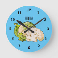 Cauliflower cartoon illustration