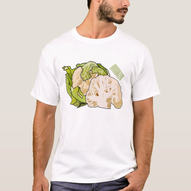 Cauliflower cartoon illustration T-Shirt (Front)