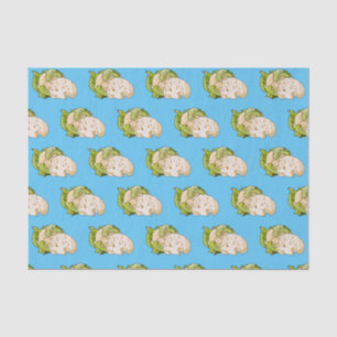 Cauliflower cartoon illustration tissue paper