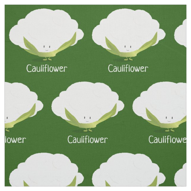 Cauliflower character | Fabric (Swatch)