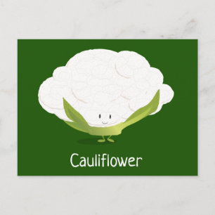 Cauliflower characters   Postcard