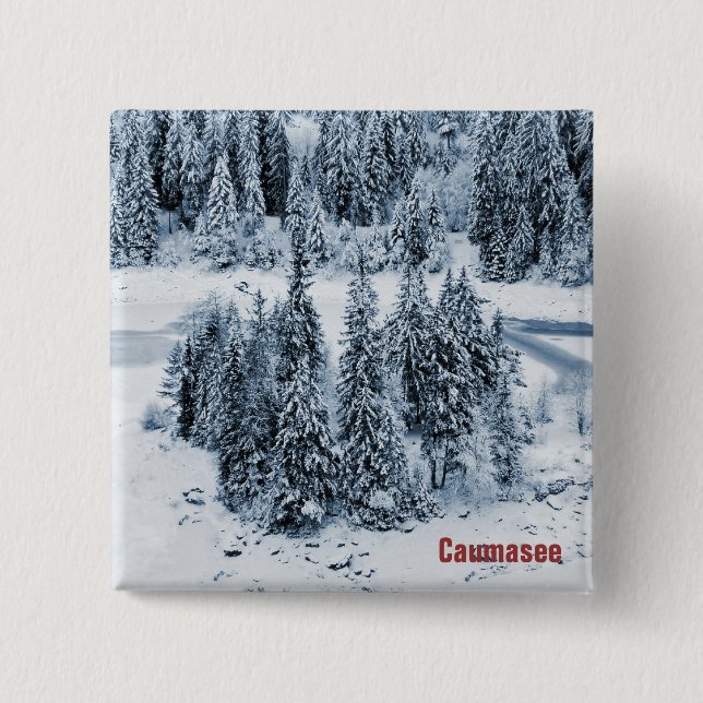 Caumasee 15 Cm Square Badge (Front)