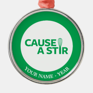 Cause a Stir Metal Tree Decoration