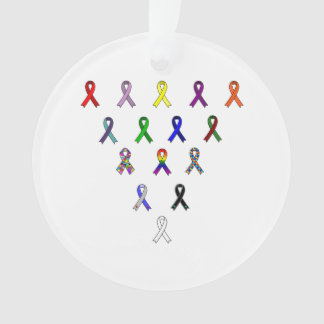 Cause Ribbon 15 Causes Ornament