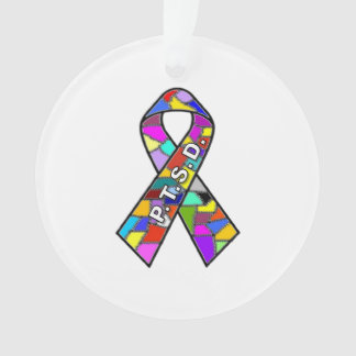 Cause Ribbon PTSD Ornament