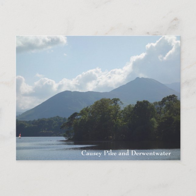 Causey Pike and Derwentwater Postcard (Front)