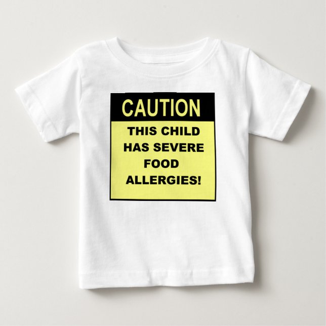 Caution2 Baby T-Shirt (Front)