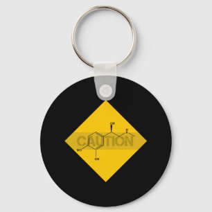 Caution: Adrenaline. Key Ring