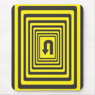 Caution, Almost The Right Way Mouse Mat