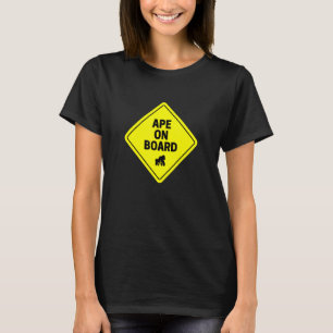 Caution Ape On Board Investing T-Shirt