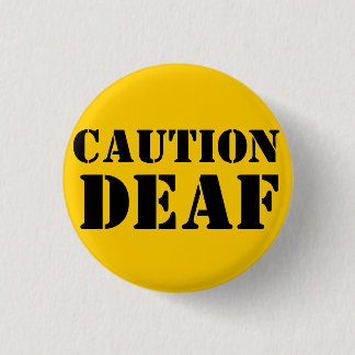 Caution Blind Pet Button