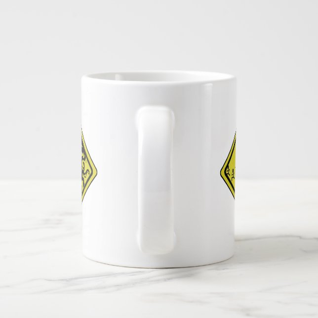 Caution Cthulhu Coffee Mug (Back)