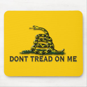CAUTION "Don't Tread On Me" FLAG Mouse Mat
