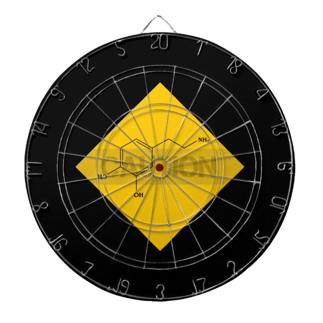 Caution: Dopamine Dartboard (Front)