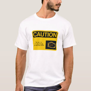 CAUTION Engine-Light, Check engine, T-Shirt