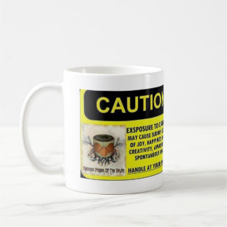 Caution Exposure to Drumming Mug