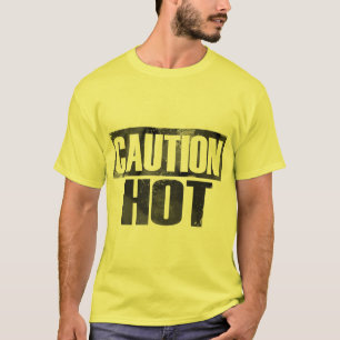 Caution Hot yellow shirt