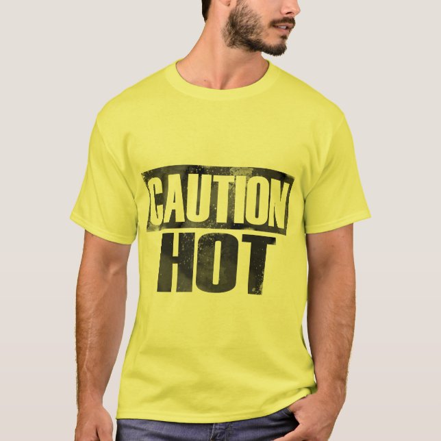 Caution Hot yellow shirt (Front)