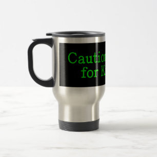 Caution I Brake For Knights Travel Mug
