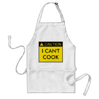Caution: I Can't Cook Apron