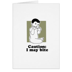 Caution I may bite baby t-shirt