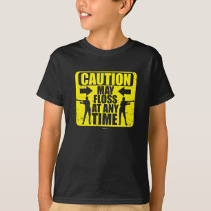 Caution may floss gift T-Shirt