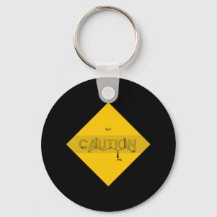 Caution: Monosodium Glutamate Key Ring