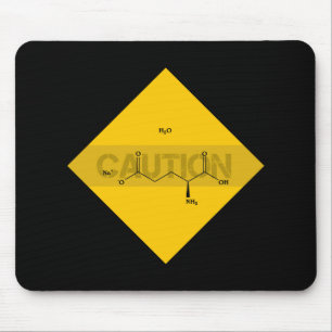 Caution: Monosodium Glutamate Mouse Mat